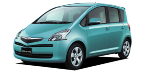 Коврики в салон (2 ряда) Toyota Ractis I (правый руль) 2WD 2005-2010