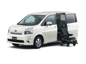 Коврик в багажник Toyota Voxy II R70 (2007-2013) (8 мест) комплектация с салазками*