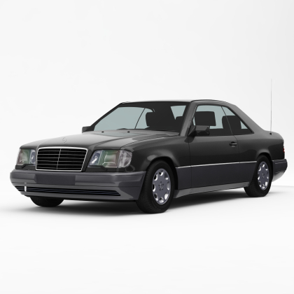 Коврики из экокожи 3D  Mercedes Е-класс W124 1992-1996 (2-х дверный, купе)