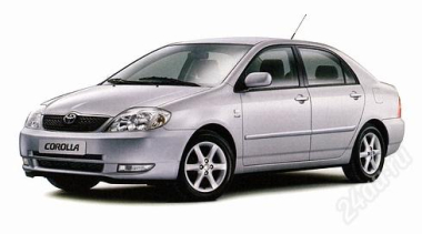 Toyota Corolla (E120, E130) 2001-2006 (правый руль)