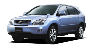 Коврики из экокожи 3D  Toyota Harrier II 2003-2013 (правый руль)
