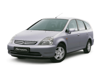 Коврики из экокожи 3D  Honda Stream I 2000-2006 (правый руль)