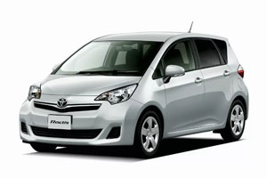 Коврики из экокожи 3D  Toyota Ractis I (правый руль) 4WD 2005-2010